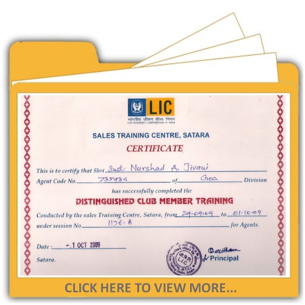 OUR CERTIFICATES