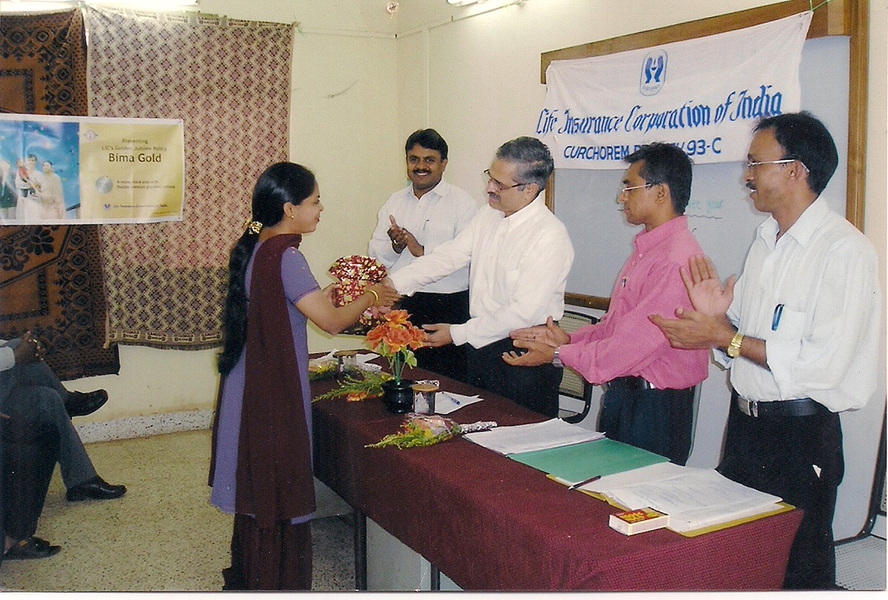 Felicitation of Miss. Nursad Jivani