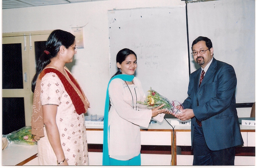 Felicitation by Mr. Vinay Sah