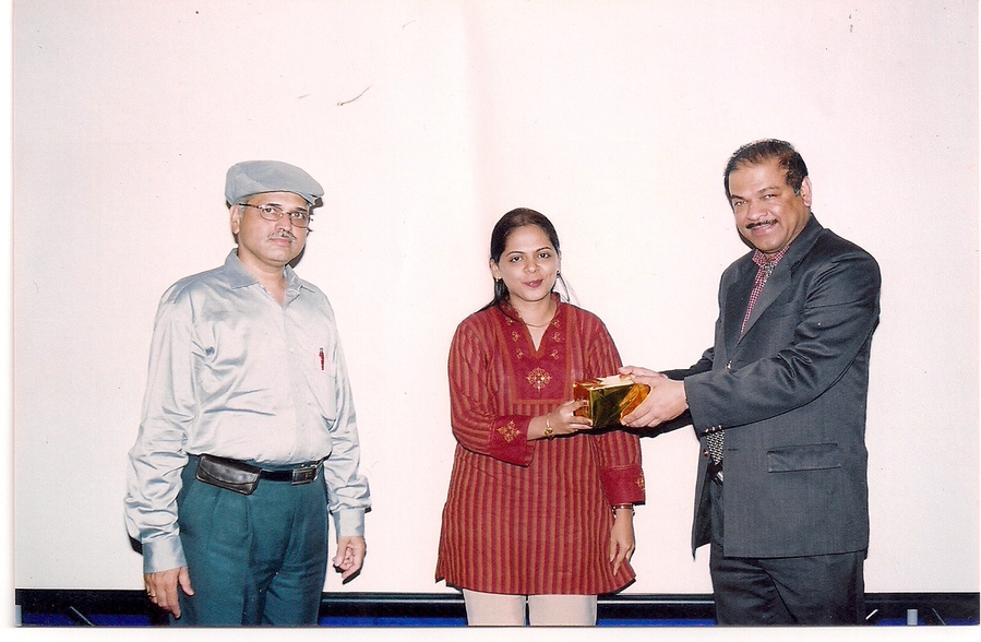 Felicitation of Miss. Nursad Jivani